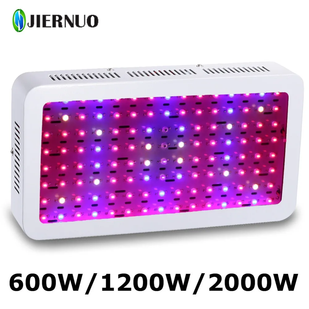

JIERNUO LED Grow Light Full Spectrum 2000W 1200W 600W Double Chip 10W Grow Light for indoor plants LED Growing lamp greenhouse