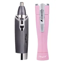 Electric Nose Hair Trimmer Unisex Mini Lady Shaver No Pain Body Hair Removal Razor Leg Bikini Hair Epilator Battery Operated 31