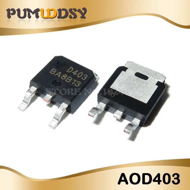 Chanzon 10x AOD403 TO-252 Mosfet Transistoren - P-Kanal 85A Für Elektronik-Projekte