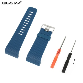 

50Pcs Wrist Band Watch Strap for Fitbit Surge Activity Tracker Watchband Smart Watch Replacement TPU with Tools Metal Buckle Hot