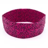 Chita leopardo Yoga-diademas elásticas de algodón para mujer, 2 