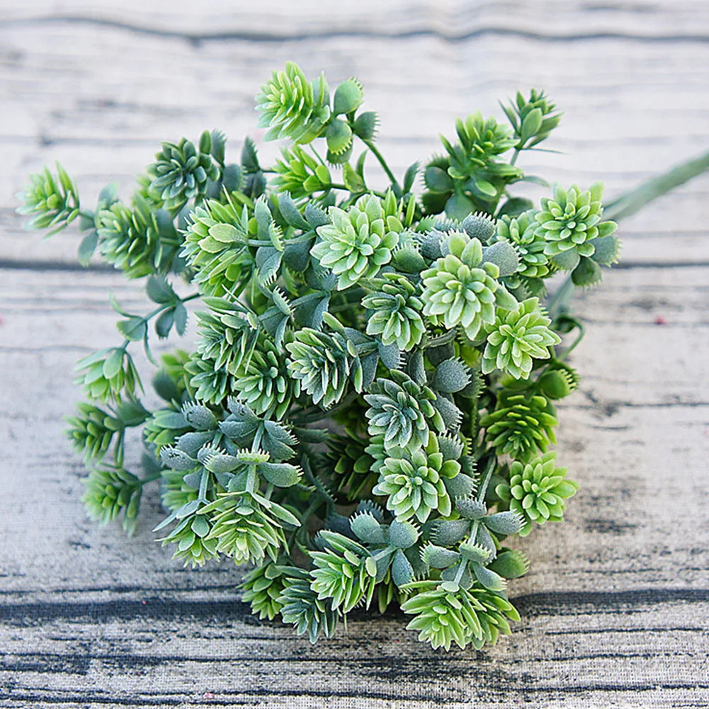 Simulation Artificial Plant Home Decor Garden Fall Leaves DIY Fake Succulent Eco-friendly Landscape Ornament Office Wedding | Дом и сад