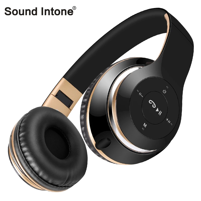 Sound Intone BT-09 Bluetooth Headphones Wireless with Mic Stereo Headset Support TF Card FM Radio for iPhone Samsung Sony Xiaomi Sound Intone BT-09 Bluetooth Headphones Wireless with Mic Stereo Headset Support TF Card FM Radio for iPhone Samsung Sony Xiaomi