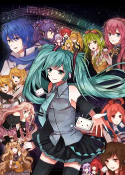 

VOCALOID2 Anime Characters 150*210CM Single-side Bedsheet #39530