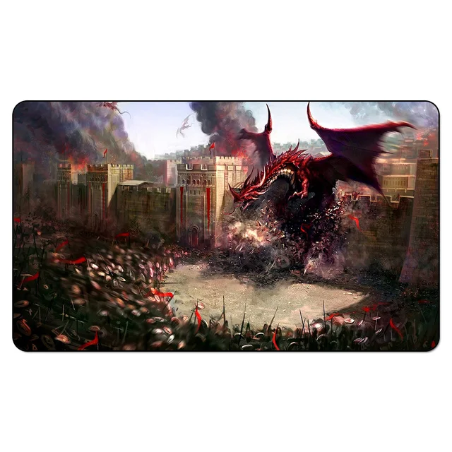 Leather Playmat Elder Protectors TCG Playmat Chinese Dragon Design agrohort.ipb.ac.id