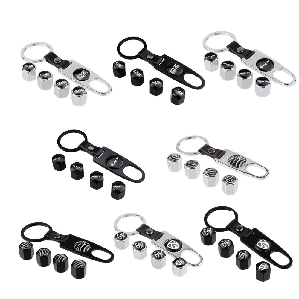 Металлические колпачки клапанов колёс с брелоком для Audi Tt Renault Megane 3 Skoda Octavia 2 Ford