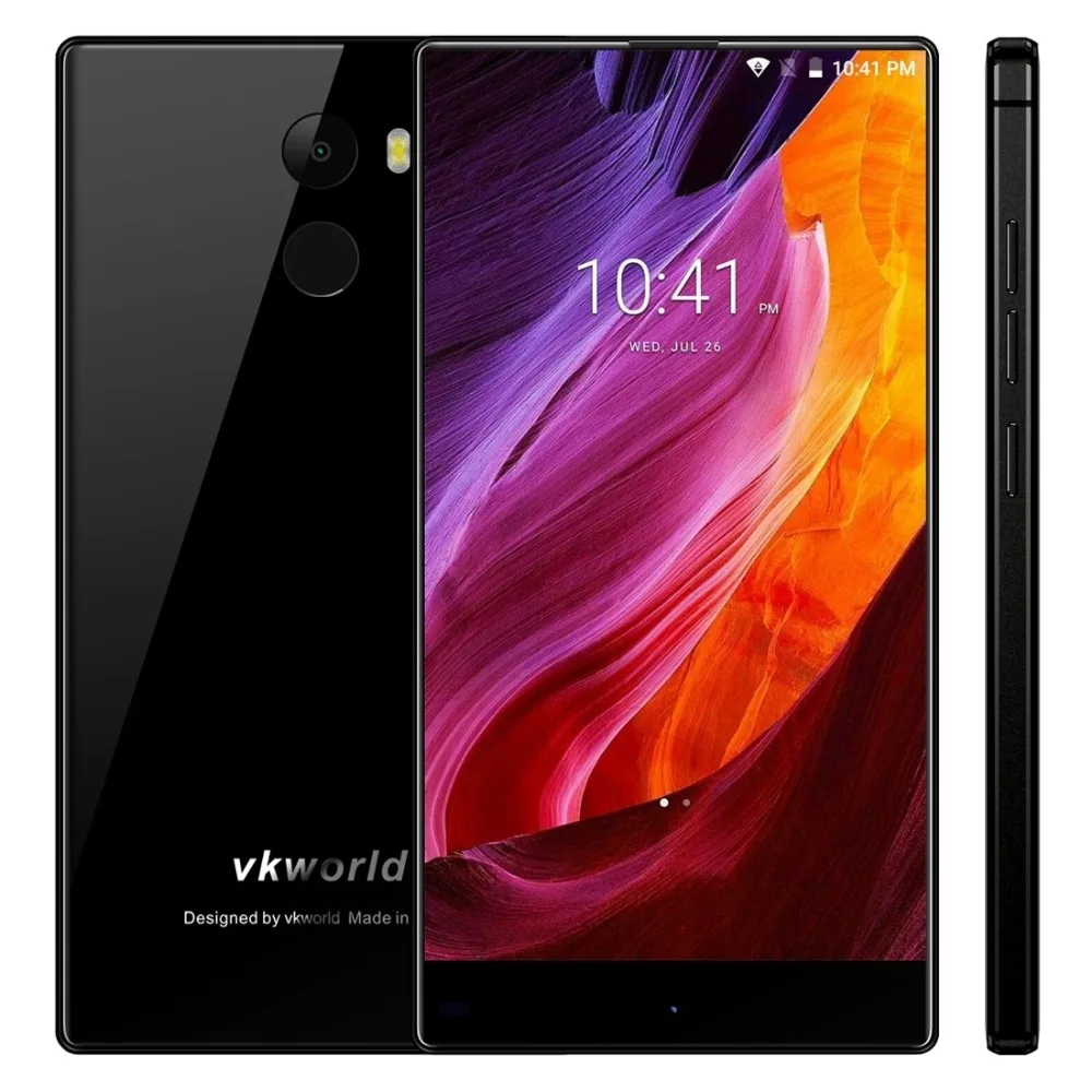 Vkworld Mix Plus 5,5 дюймов полный Экран 4G Android 7,0 смартфон 3 ГБ Оперативная память 32 ГБ Встроенная память mtk6737 четыре ядра 2850 мАч сотовый телефон со