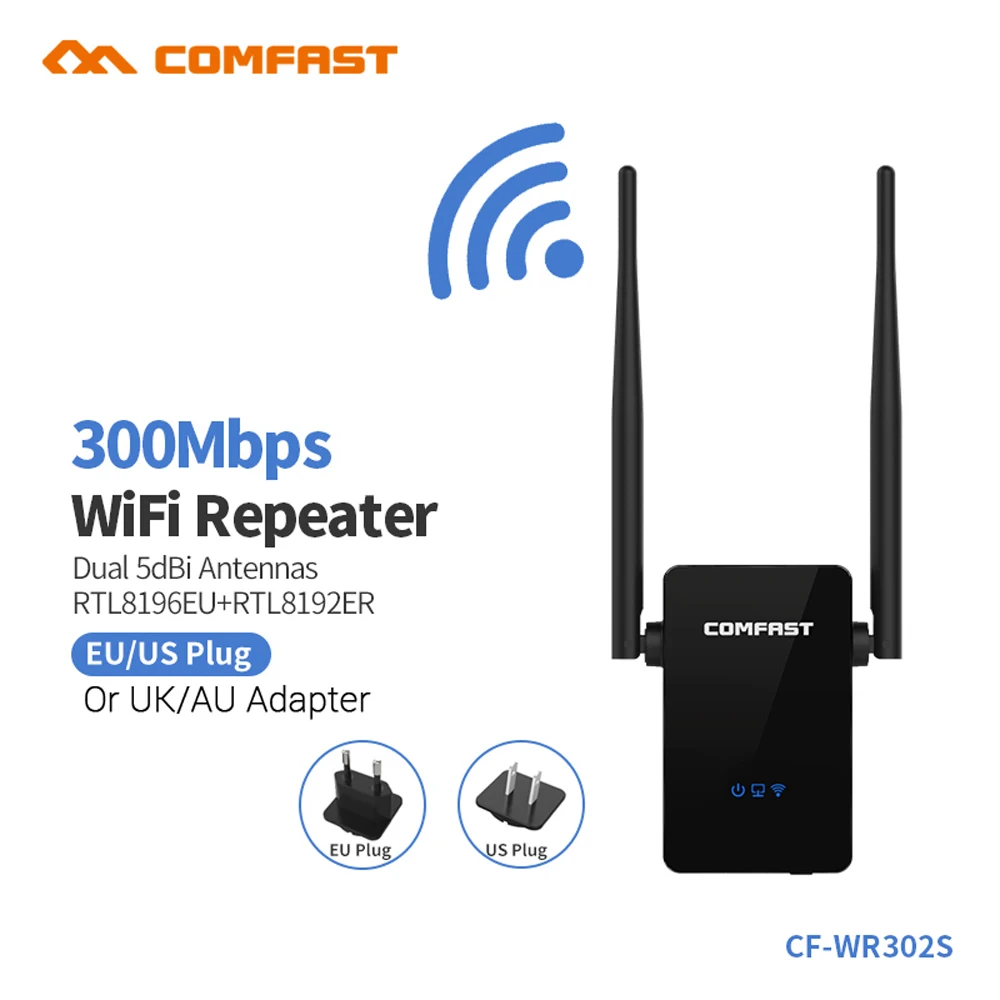 Comfast CF-WR302S Беспроводной Wi-fi роутер повторитель 300 м 10dBi антенна Wi-fi ретранслятор сигнала 802.11N/B/G Roteador Wi-fi удлинитель