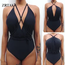 Новинка, женский купальник с несколькими способами ношения, женский купальник, сексуальное Бразильское бикини, монокини, слитный купальник