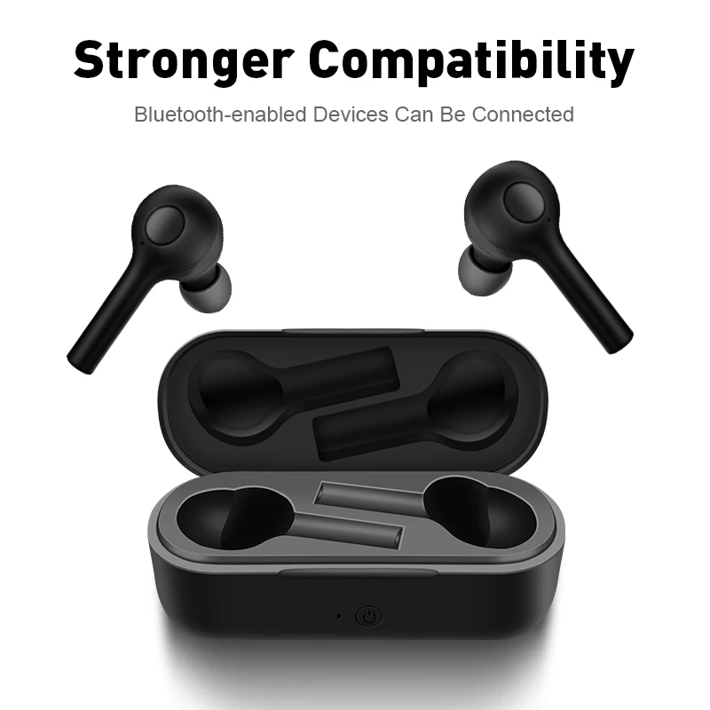 TWS наушники M & J с поддержкой Bluetooth 5 0 и зарядным футляром|Наушники гарнитуры| |