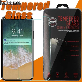 

50pcs Tempered Glass HD Film For iPhone 11 Pro Max XS XR X 8 7 6 6S Plus 5 5S SE Screen Protector 2.5D Arc Edge Clear With Box