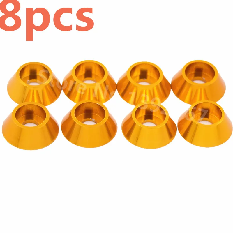 8Pcs Aluminum Alloy M3 Cup Head Screw Washer Upgrade Parts 12MM*8MM*3MM*high 4MM For RC Car Remote Control Cars | Игрушки и хобби