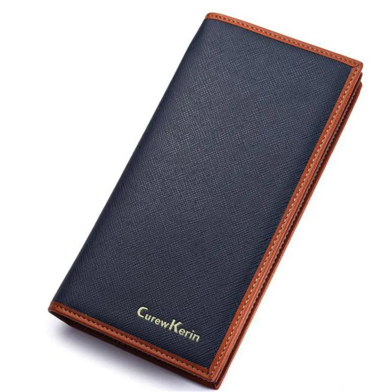 

Men's Wallet Male Coin Purse Leather Handbag Bag Luxury Brand Designer Business Long Clutch Credit ID Cards Holder Carteira Gift