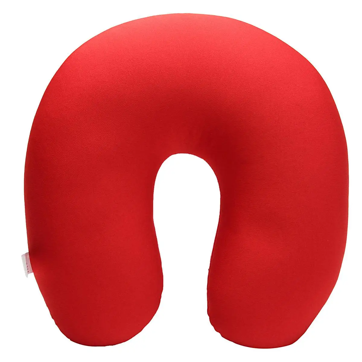 Микробусины u-образные мягкие дорожные подушки спальные Подголовники для шеи Подушка для офиса автомобиля воздушная подушка с памятью хлопковая подушка - Цвет: Красный