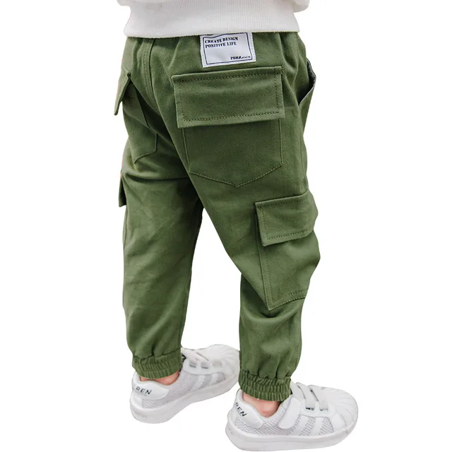 Brand Children Boy Cargo Pants Spring and Autumn Baby Boy Leisure