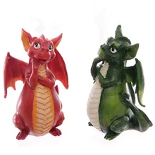 1 шт. держатель ладана дракона горелка мифический огонь дыхание комбо статуя для палочек или конусов стенд пламени домашний декор