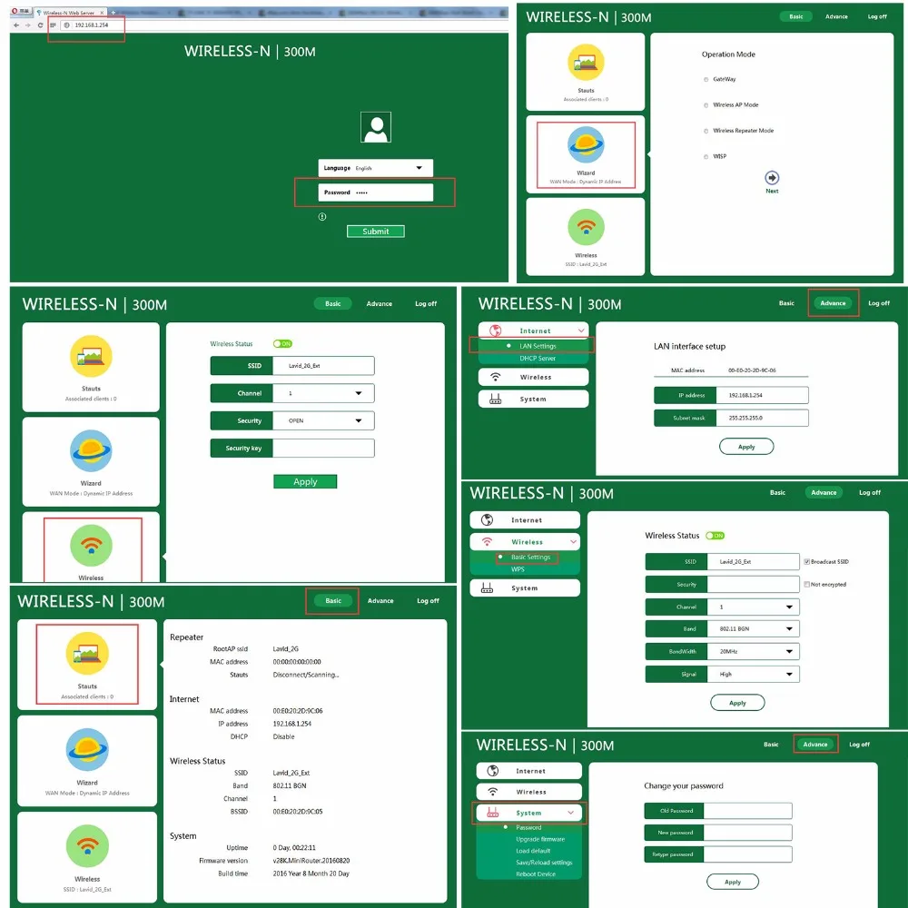 mesh wifi router PIXLINK WR09 Ban Đầu Không Dây Wifi Repeater Tốc Độ 300Mbps Đa Năng Tầm Xa Router Với 4 Ăng Ten AP/Router/Repeater 3in1 Chế Độ home wifi signal booster