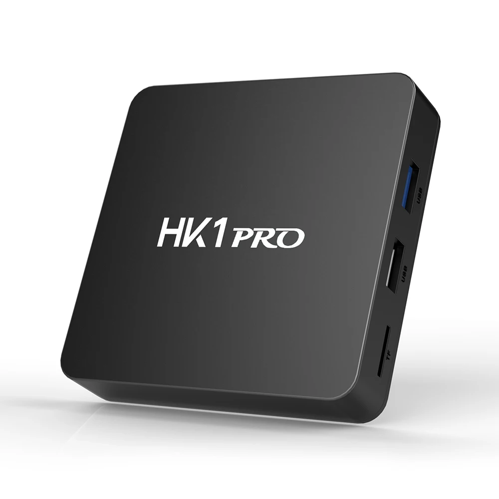 HK1 PRO Smart tv BOX Android 8,1 S905X2 LPDDR4 4+ 64 Гб 2,4 ГГц и 5 ГГц Wifi Bluetooth 4K 3D медиаплей приставка Stem Assistent