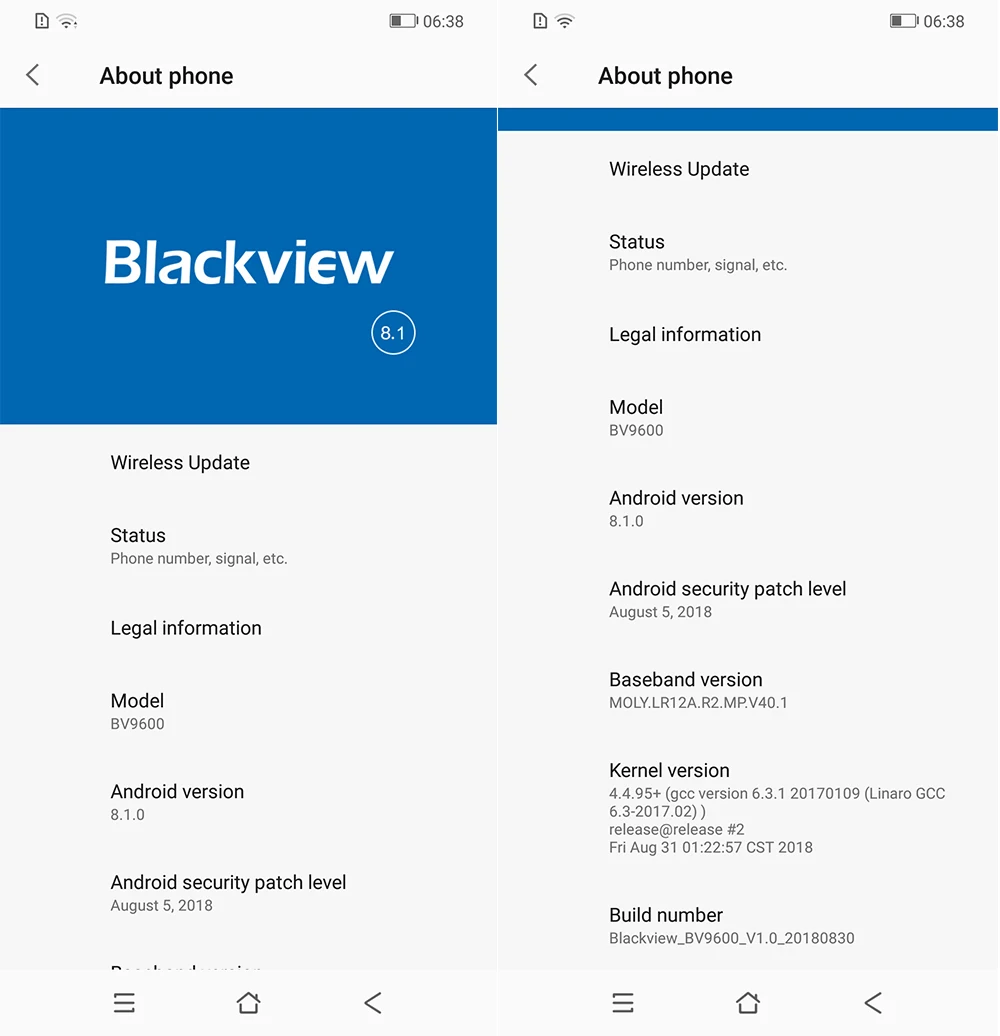 Blackview BV9600 pro IP68 Водонепроницаемый 19:9 6,2" Android 8,1 смартфон 6 ГБ+ 128 Гб MT6771 5580 мАч 4G NFC OTG Мобильный телефон