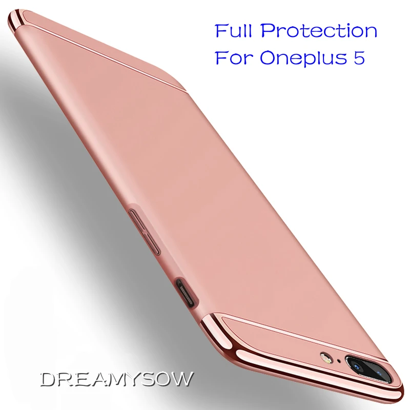 For Oneplus 5 Full Body 3 in 1 Cover case one plus 5 1+ 5 Back Cover Hard Joint Phone Capas Original For oneplus 5 cases 1-plus-5-cover : image For Oneplus 5 Full Body 3 in 1 Cover case one plus 5 1+ 5 Back Cover Hard Joint Phone Capas Original For oneplus 5 cases 1-plus-5-cover