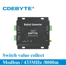 E830-DTU(2R2-433L) 433MHz Modbus RTU Switch Value Acquistion 2 Channel 30dBm Wireless RF Transceivers E830-DTU(2R2-433L) 433MHz Modbus RTU Switch Value Acquistion 2 Channel 30dBm Wireless RF Transceivers