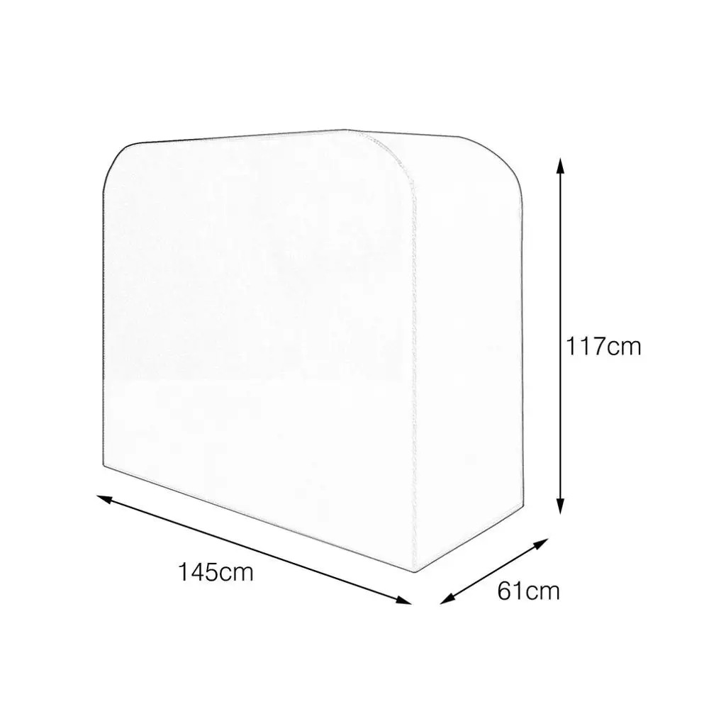 Водонепроницаемый барбекю гриль барбекю Чехол Открытый Дождя гриль против пыли протектор для ГАЗ уголь Электрический гриль аксессуары - Цвет: 145x61x117cm