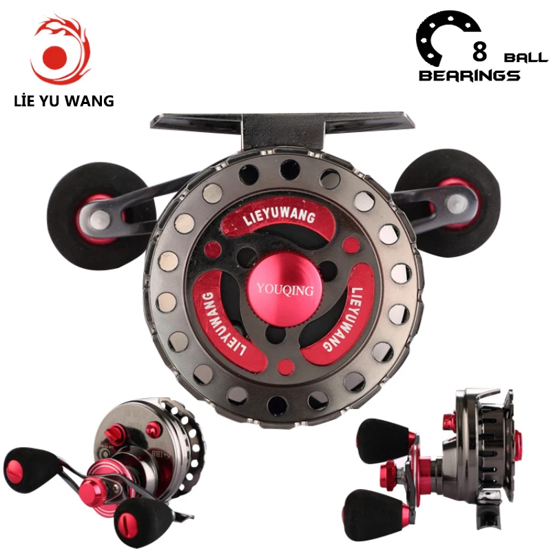 8BB 3.0:1 Aluminum Alloy Fishing Reels Wheel Fly Fishing reel Carp Feeder fishing reels Bait Casting Carretilha de pesca Olta