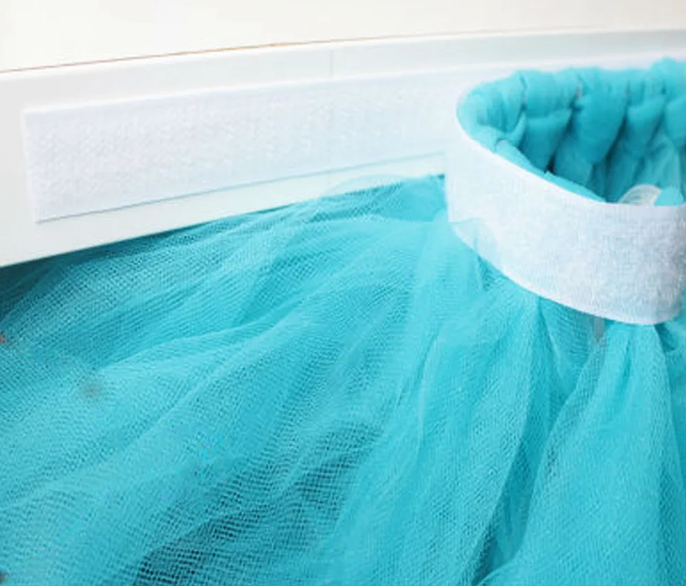 Description Picture 5 of itemhandmade tulle table skirts Polyester table decoration wedding birthday party decoration baby shower supplies