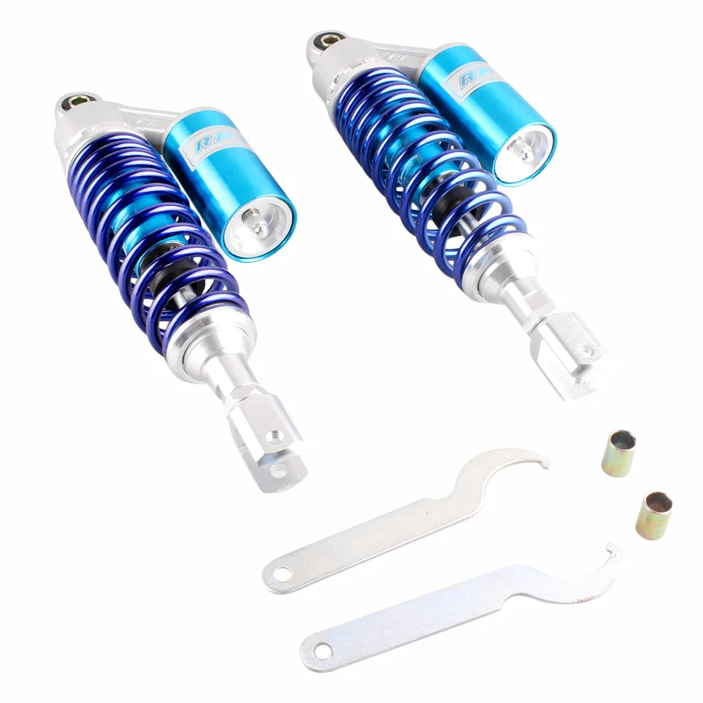 280mm 320mm 350mm 390mm 415mm Motorcycle Scooter Adjust Damping Nitrogen Shock Absorbers Rear Suspension For Yamaha Honda Suzuki