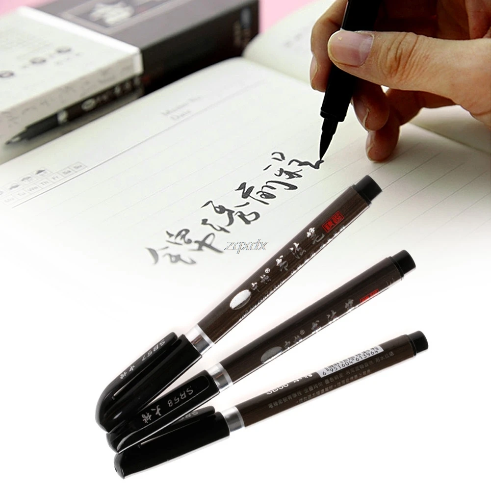Новинка, 1 шт., Китайская японская кисть для рисования водными чернилами, каллиграфическая ручка, художественный инструмент, маленькая Прямая поставка