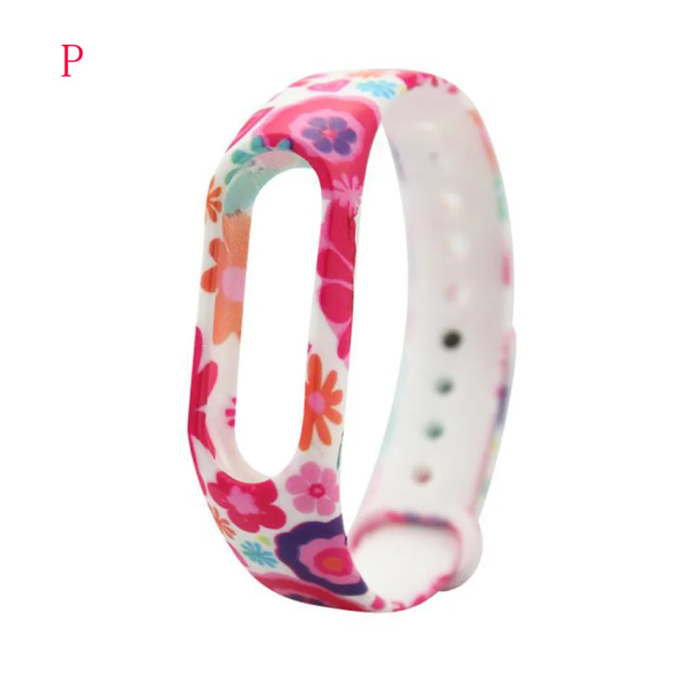 For Mi Band 2 Replacement Strap Wrist Strap not for Xiaomi Mi Band 3 4 Silicone Fashion Accessories Multi-color Mi2 Wrist Strap - Цвет: P