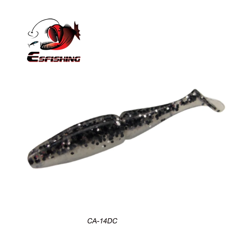 Esfishing мягкие приманки Shad Easy Shiner 50 мм 70 мм 1,2 г 3,8 г Leurre Souple рыболовные снасти Морская рыбалка Jerkbait белый - Цвет: CA14DC