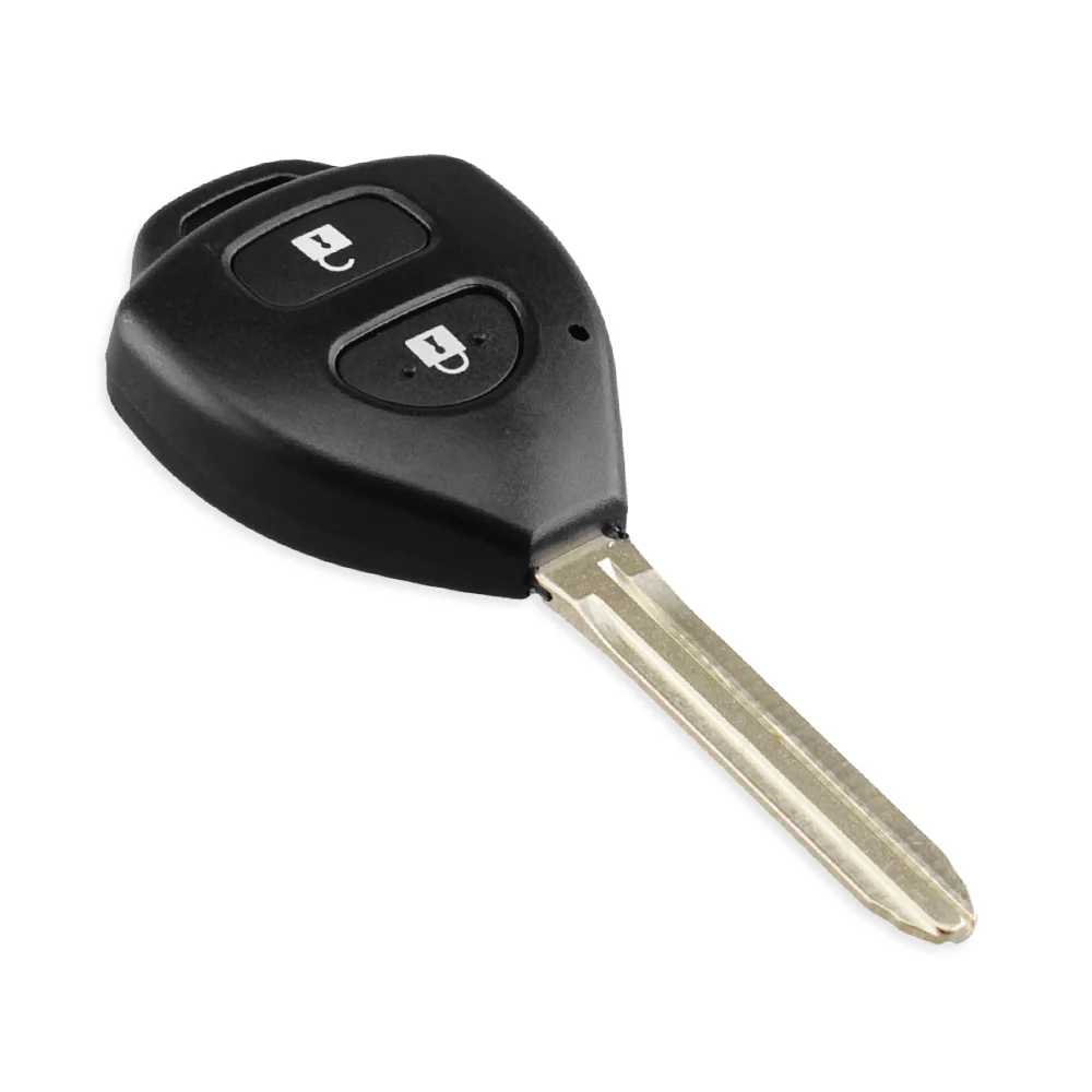KEYYOU Key Shell For Toyota Corolla Camry Reiz RAV4 Crown Avalon Venza Matrix Blank 2/3/4 Button Remote Car Key Case TOY43 Blade champion spark plugs