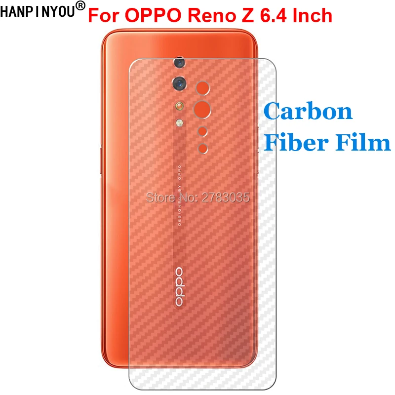 

For OPPO Reno Z 6.4" 3D Anti-fingerprint Carbon Fiber Back Film Rear Screen Protector (Not Tempered Glass)