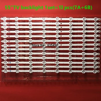 

1set=13pcs BN96-01256B BN07-01468A SVS550AH3 LTI550HN12 LJ07-01256B_8LEDs_Rev0.2_150324 HF, 150324 lh55udehlbb/go.ss01