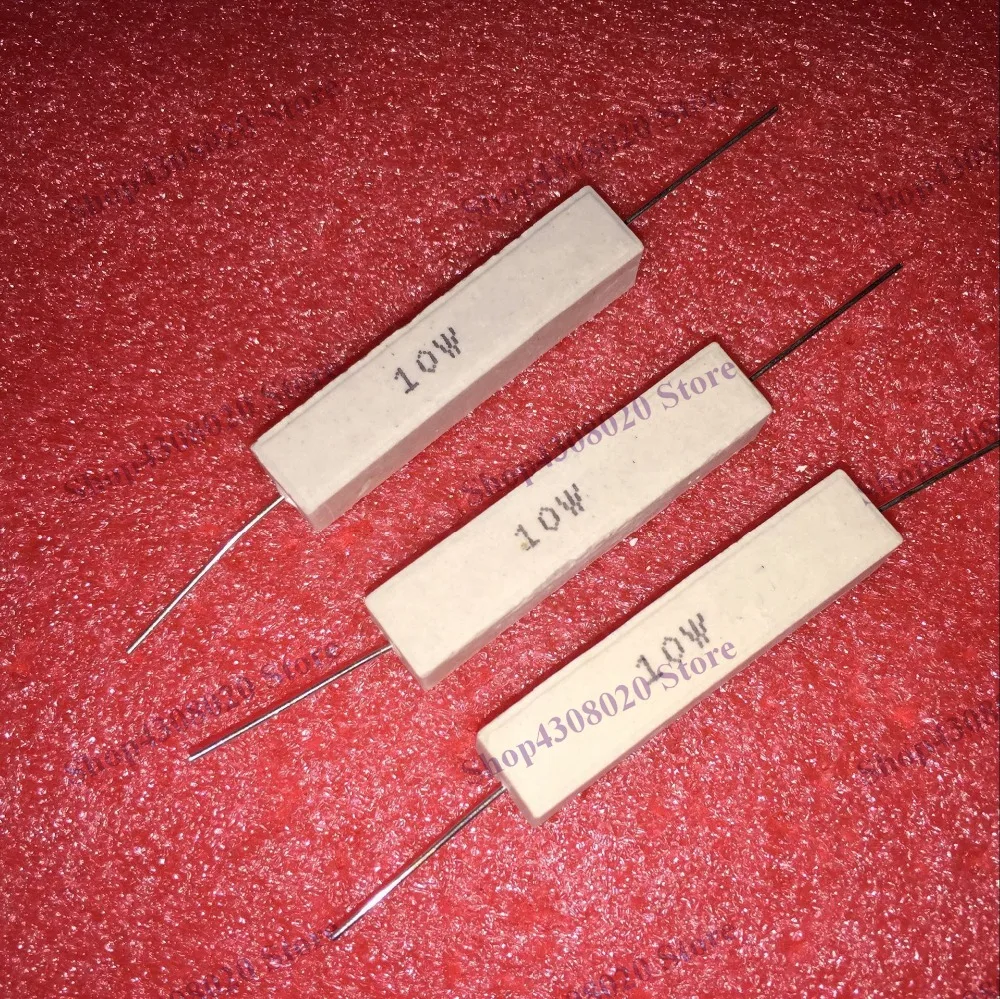 

RX27 10W Watt 1R 1.2R 1.5R 1.8R 2R 2.2R 2.5R 2.7R 3R 3.3R 3.6R 3.9R 4R 4.7R 5R Ohm 5% Ceramic Cement Power Resistor Discount