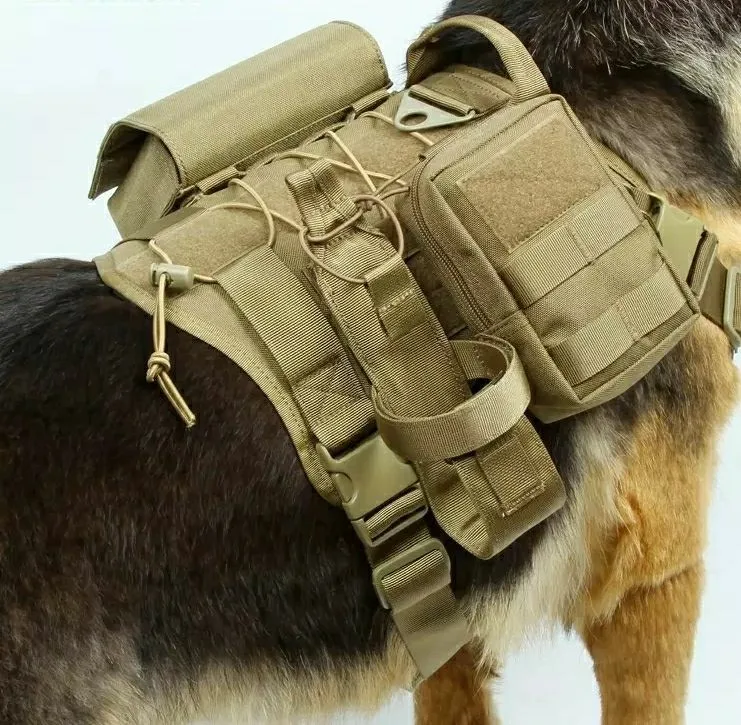 Buy 53115cm 3 Pockets Pet Dogs Waistcoat Police Dog