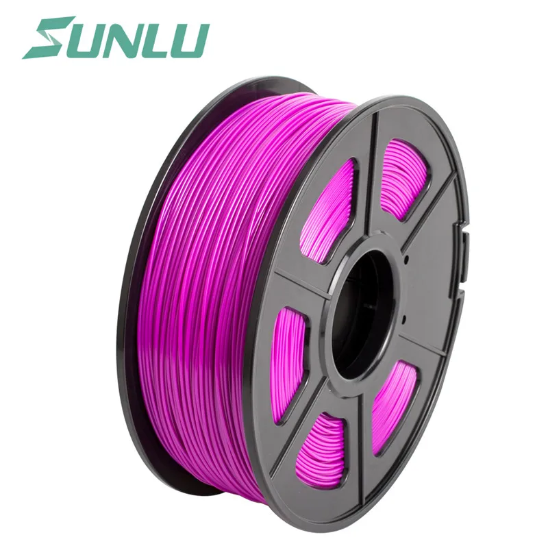 

new 2019 sunlu 26 color no bubble fushsia pla 1.75 with RoHS Reach certificate for Education DIY Technology Commerce and Design