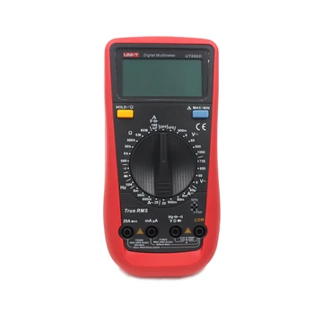 

UNI-T UT890D Digital Multimeter True RMS AC/DC Voltmeter Ammeter 6000 Counts Meter Tester Multimetrwith Probe LCD Multimeter