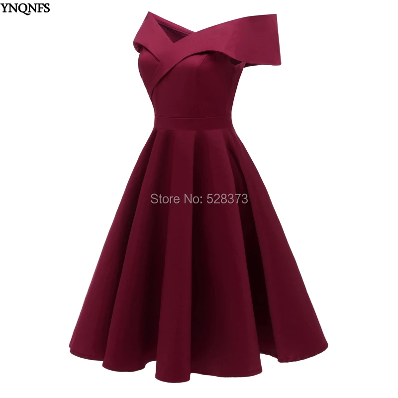 short burgundy bridesmaid dresses