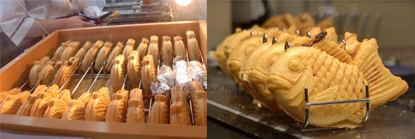 Антипригарная газовая рыба тайяки вафельная машина из нержавеющей стали 1345107696549-6042