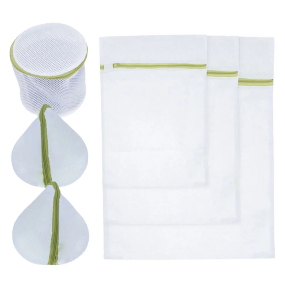 

Laundry Bag Washing Machine Clothes Protection Net 6Pcs Underwear Wash Bag Set Zippered Mesh Washing Bag Wash Laundry Bra