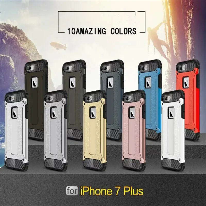 

Business Armor Stand Phone cases For iPhone 5 5s ES 6 6s Plus 7 8 Plus X XS XR MAX 2-in-1 Drop-proof Case Back Cover Capa shell