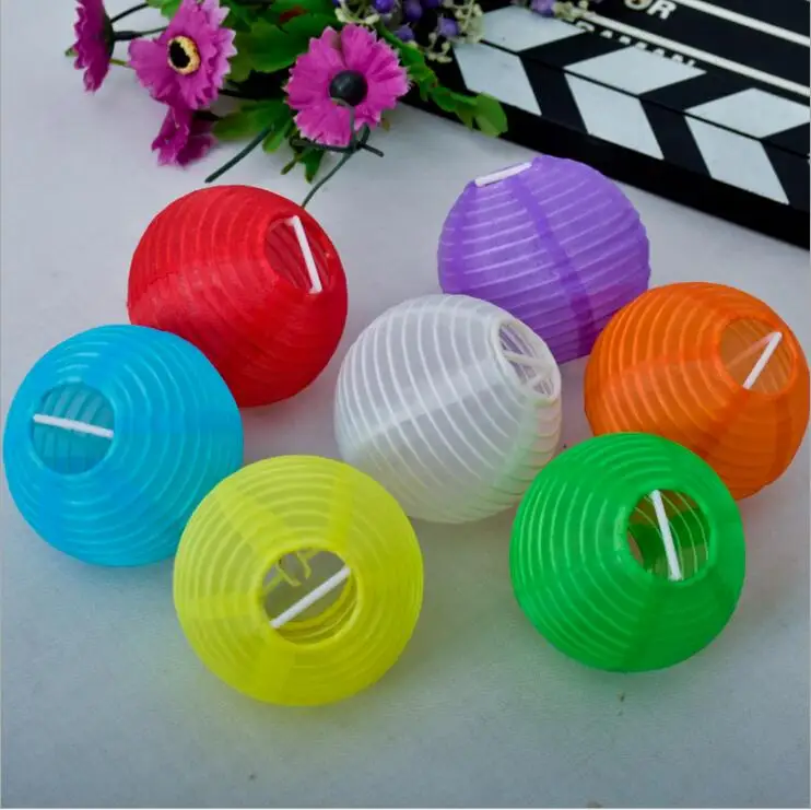 Discount 100pcs/lot 4inch Round Chinese Hanging Paper Lanterns 10cm For Weddings Festival Party Decoration Lamp