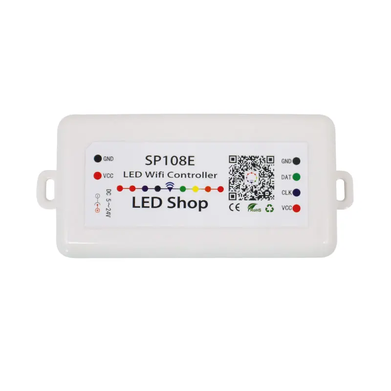 SP105E SP108E волшебный wifi контроллер Bluetooth DC5V-24V 2048 пикселей для WS2811 WS2812B 2801 6803 IC Светодиодная лента IOS Android APP