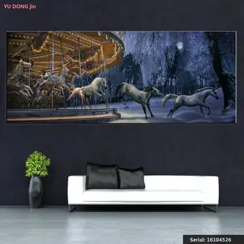 

Merry go round Animal Abstract oil Painting Drawing art Spray Unframed Canvas realistic design straw scarf wine square16104526