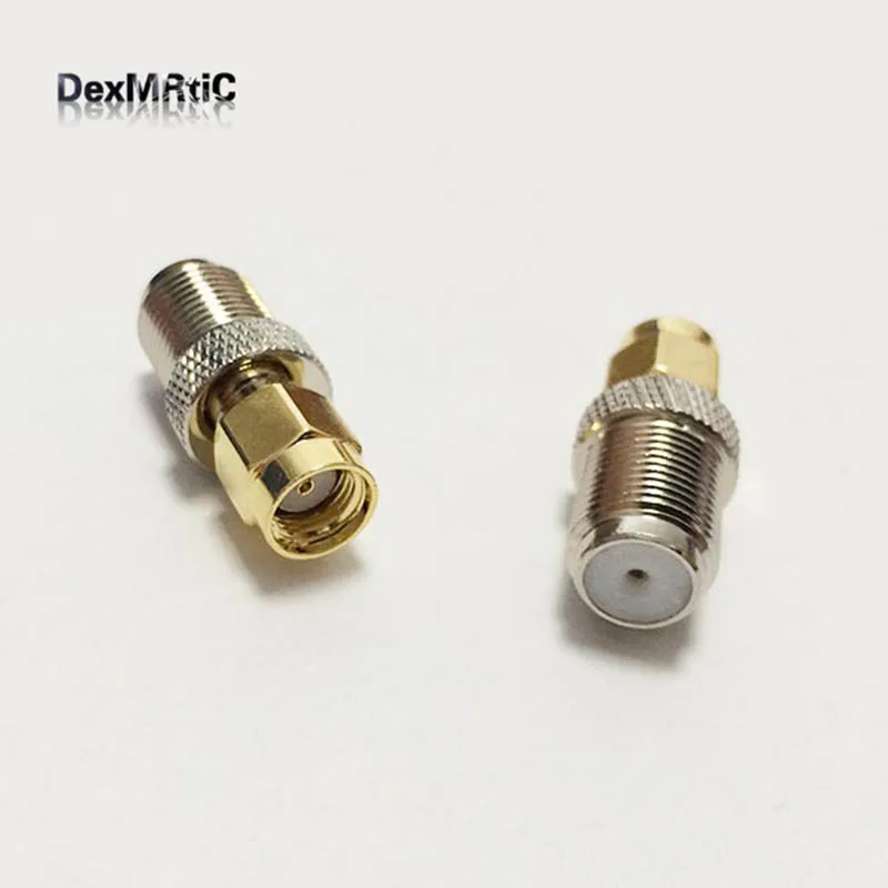 

1PC F Female Jack to RP-SMA Male Plug RF Coax Adapter convertor Straight Nickelplated NEW wholesale