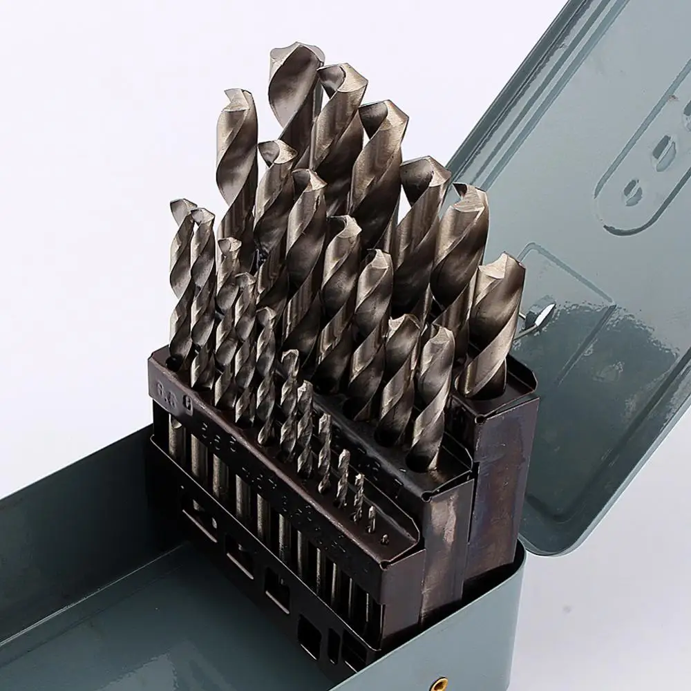 WEI-LUONG Tools 25Pcs/Set 1Mm 13Mm Drilling Bit Hss High Speed Steel Drill Bits Set Woodworking Drills Power Tools Drill Bit WEI-LUONG Tools 25Pcs/Set 1Mm 13Mm Drilling Bit Hss High Speed Steel Drill Bits Set Woodworking Drills Power Tools Drill Bit