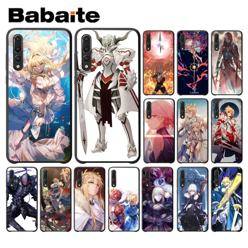 

Babaite Fate Grand Order TPU Soft black Phone Case Cover for Huawei P10 plus 20 pro P20 lite mate9 10 lite honor 10 view10