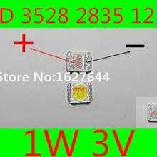 200 шт. и для LG светодиодный 3528 2835 1210 светодиодный подсветка 1 Вт 3 в лм холодный белый Светодиодный ЖК-Телевизор подсветка приложения